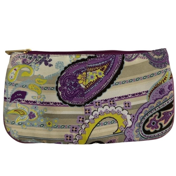 ETRO Paisley Cosmetic Makeup Pouch Multi-Color Fabric, EUC - Picture 5 of 5